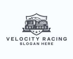 Sports Car Racing Vehicle logo design