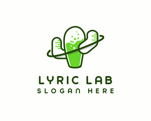 Laboratory Cactus Science logo design