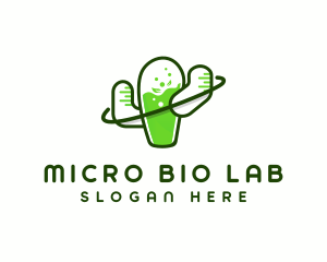 Laboratory Cactus Science logo design