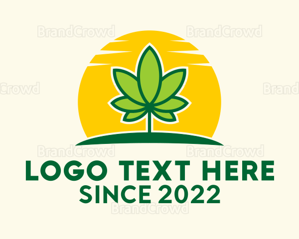 Medical Marijuana Sunrise Logo