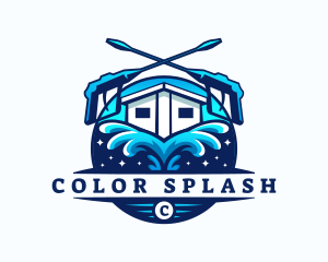 Power Washer Sanitation logo design