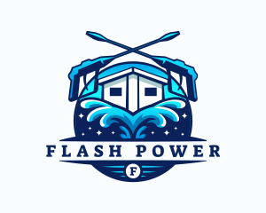 Power Washer Sanitation logo design