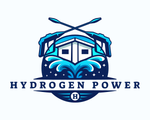 Power Washer Sanitation logo design