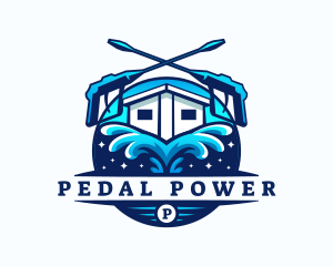 Power Washer Sanitation logo design