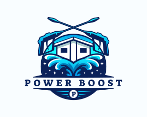 Power Washer Sanitation logo design