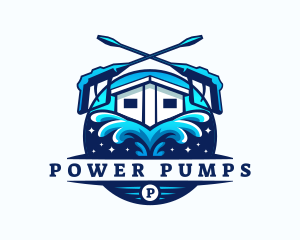 Power Washer Sanitation logo design