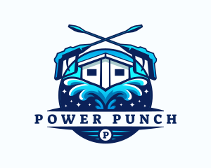 Power Washer Sanitation logo design