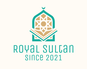 Sultan - Mosque Temple Book logo design