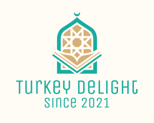 Turkey - Mosque Temple Book logo design