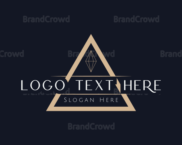 Triangle Diamond Jewelry Logo