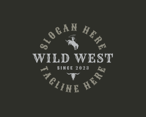 Cowboy - Western Rodeo Cowboy logo design
