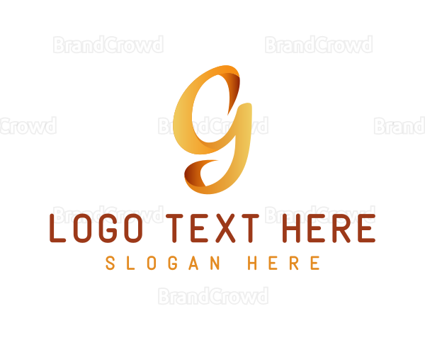 Generic Elegant Ribbon Letter G Logo