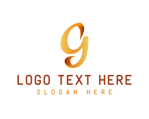 Generic Elegant Ribbon Letter G Logo