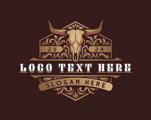Taurus - Bull Horn Ranch logo design