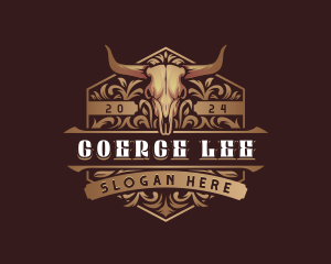 Steakhouse - Bull Horn Ranch logo design