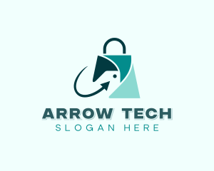 Ecommerce Shopping Bag logo design