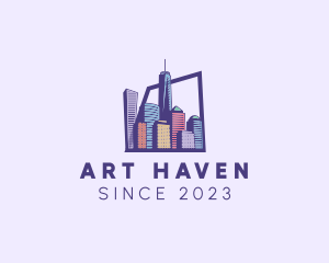 New York City Buildings logo design