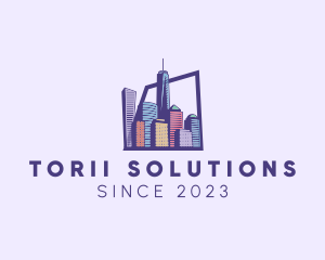 New York City Buildings logo design