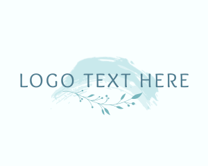 Vlog - Floral Cosmetics Beauty logo design