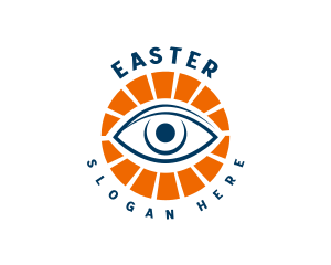 Eye Scan Security Logo