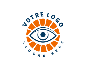 Eye Scan Security Logo