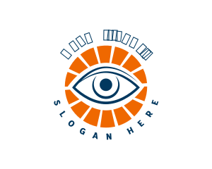 Optometrist - Eye Scan Security logo design