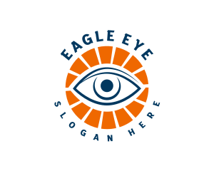 Eye Scan Security logo design