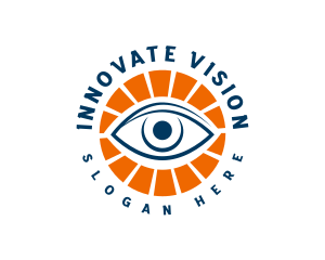 Eye Scan Security logo design