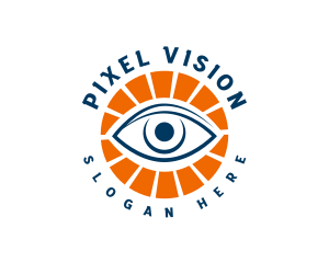 Eye Scan Security logo design