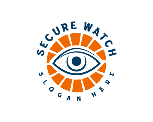 Monitoring - Eye Scan Security logo design