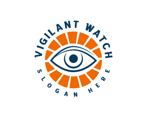 Monitoring - Eye Scan Security logo design
