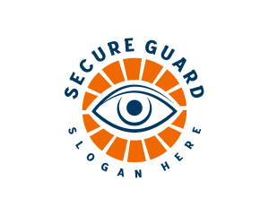Security - Eye Scan Security logo design