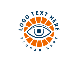 Eye Scan Security Logo