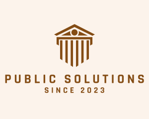 Government - Government Column Building logo design