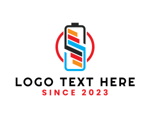 Multicolor - Tech Battery Power logo design