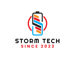 Tech Battery Power logo design