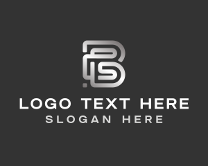 Startup Tech Business Letter B logo design