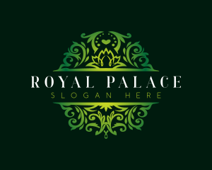 Royal Gardening Shield logo design