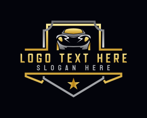 Dealership - Premium Car Automotive logo design
