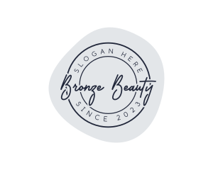 Elegant Beauty Stamp logo design