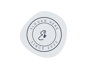 Wedding - Elegant Beauty Stamp logo design