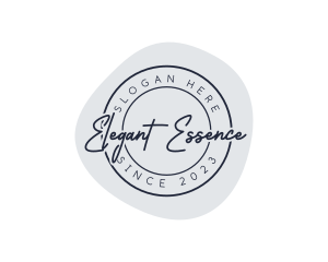 Elegant Beauty Stamp logo design