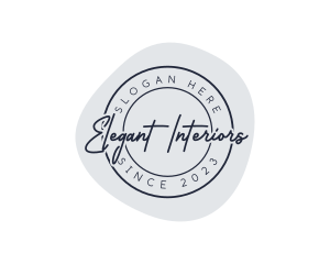 Elegant Beauty Stamp logo design