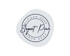 Elegant Beauty Stamp logo design