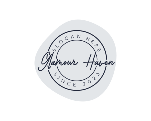 Beauty - Elegant Beauty Stamp logo design