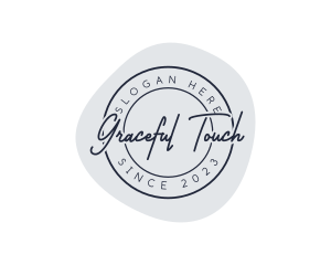Elegant Beauty Stamp logo design