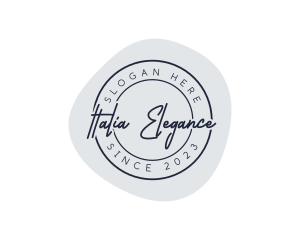 Elegant Beauty Stamp logo design