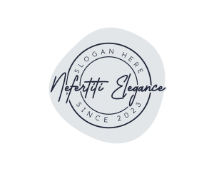 Elegant Beauty Stamp logo design