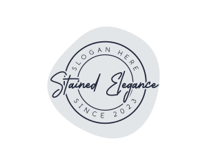 Elegant Beauty Stamp logo design