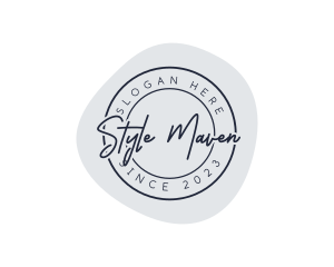 Fashionista - Elegant Beauty Stamp logo design